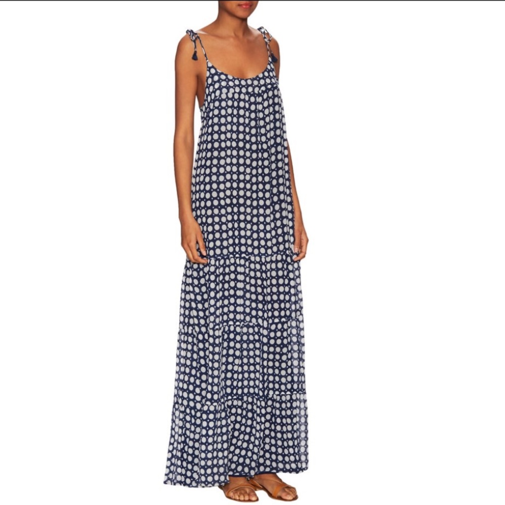 Figue Brielle silk maxi dress